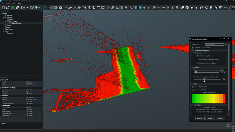 EC-3D efficiently removing noise