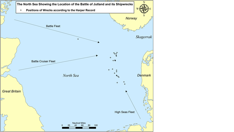 Location Of The Battle Of Jutland 030817 1 