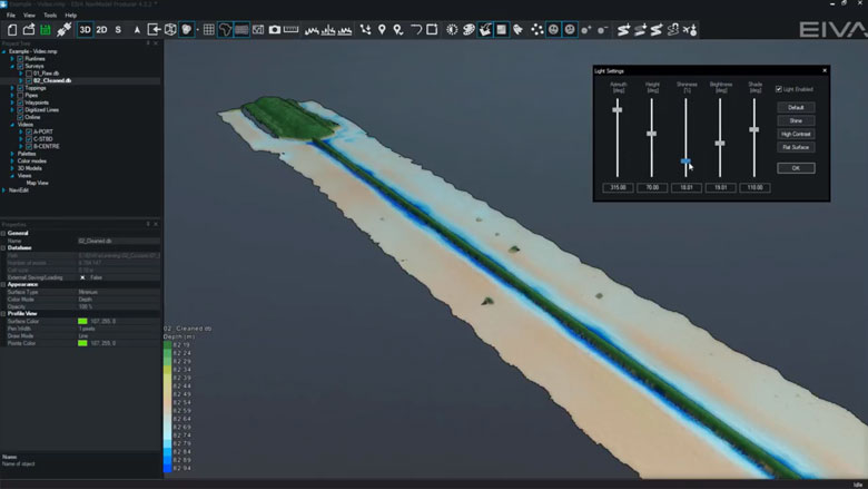 Control colours, lights, details