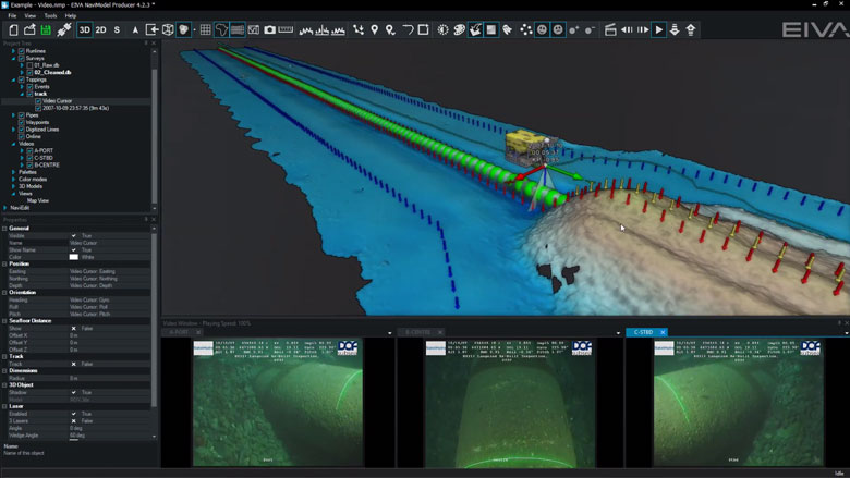 Synchronise video with track